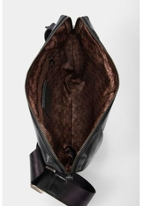 Riñonera Doblez De Cuero Para Hombre Vintage