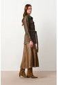 Chaqueta Parka En Gamuza Envejecida Para Mujer Lumbre Chaqueta Parka En Gamuza Envejecida Para Mujer Lumbre Verde Oliva M VÉLEZ de Vélez