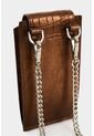 Porta Celular De Cuero Folia Para Mujer Serpia Porta Celular De Cuero Folia Para Mujer Serpia Bronce VÉLEZ de Vélez