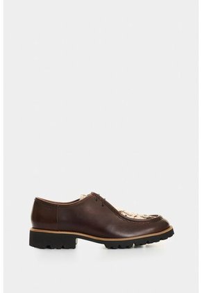 Zapatos De Atadura En Cuero Para Hombre Tikal Zapatos De Atadura En Cuero Para Hombre Tikal Cafe 45 VÉLEZ