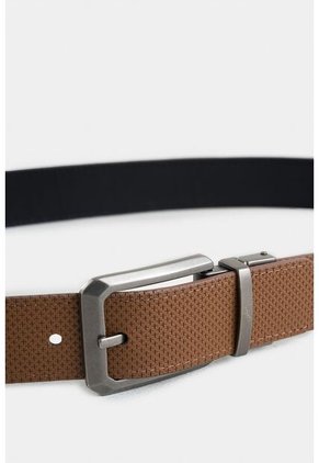 Cinturón Doble Faz Igor De Cuero Para Hombre Punta Lanza Cinturón Doble Faz Igor De Cuero Para Hombre Punta Lanza Miel 34 VÉLEZ