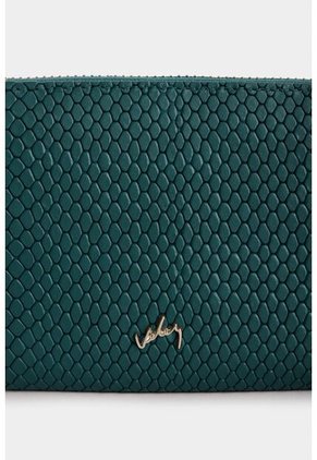 Porta Chequera De Cuero Grabado Para Mujer Tulia Porta Chequera De Cuero Grabado Para Mujer Tulia Agua Marina VÉLEZ