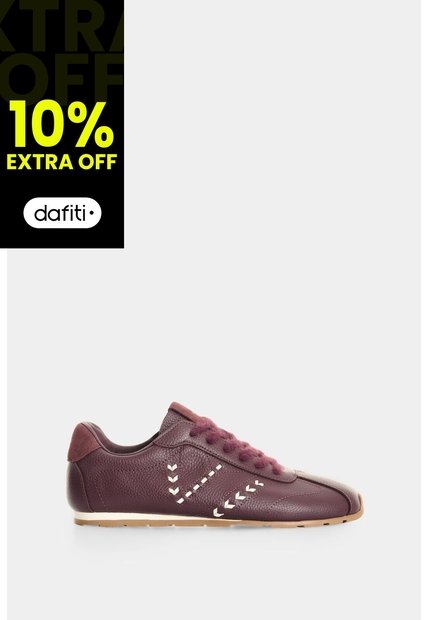 Tenis En Cuero Para Mujer Savanna Grain Stitch Tenis En Cuero Para Mujer Savanna Grain Stitch Vinotinto 36 VÉLEZ
