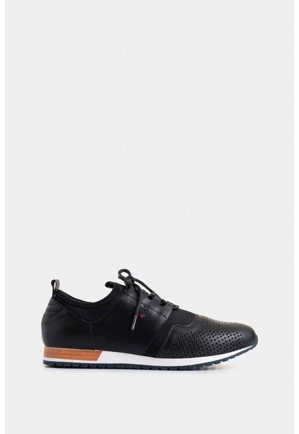 Tenis Deportivos De Cuero Neopreno Tenis Deportivos De Cuero Neopreno Negro 39 Vélez
