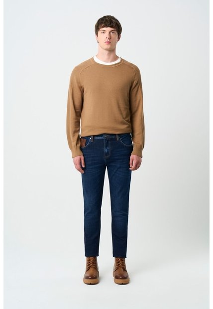 Jean Terra Semi Fitted Para Hombre Detalles En Cuero Jean Terra Semi Fitted Para Hombre Detalles En Cuero Azul 36 VÉLEZ