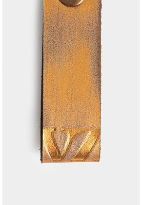 Llavero Glacial De Cuero Acabado Foil Unisex Llavero Glacial De Cuero Acabado Foil Unisex Bronce VÉLEZ