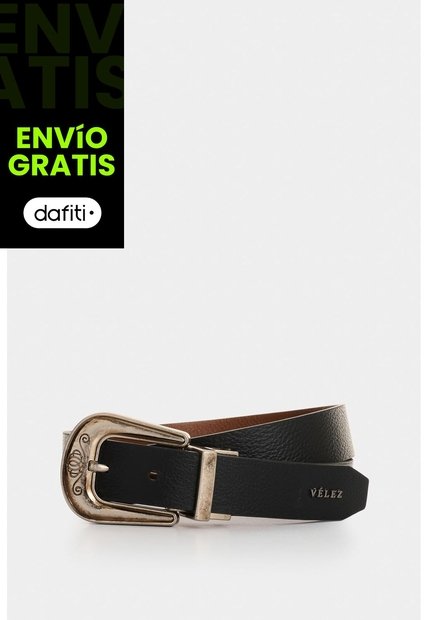 Cinturón Doble Faz En Cuero Para Mujer Azariche Cinturón Doble Faz En Cuero Para Mujer Azariche Negro S VÉLEZ