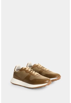 Tenis En Cuero Y Lona Para Mujer Ocaso 2 Tenis En Cuero Y Lona Para Mujer Ocaso 2 Tabaco 36 VÉLEZ