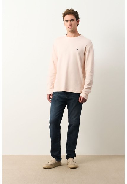 Camiseta Tejida Manga Larga Para Hombre Sabina Camiseta Tejida Manga Larga Para Hombre Sabina Rosado S VÉLEZ