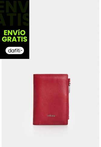Billetera En Cuero Folia Brillante Para Mujer Olivia Billetera En Cuero Folia Brillante Para Mujer Olivia Rojo VÉLEZ Vélez