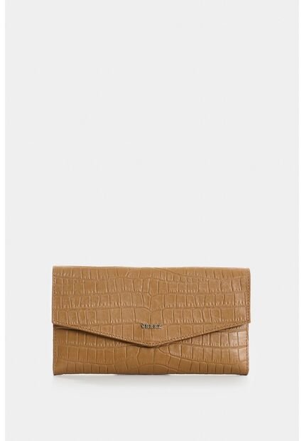 Billetera Porta Chequera De Cuero Para Mujer Selene Billetera Porta Chequera De Cuero Para Mujer Selene Miel VÉLEZ