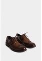 Zapatos Cordón Solar De Cuero Para Hombre Combinación De Texturas Zapatos Cordón Solar De Cuero Para Hombre Combinación De Texturas Miel 41 VÉLEZ de Vélez