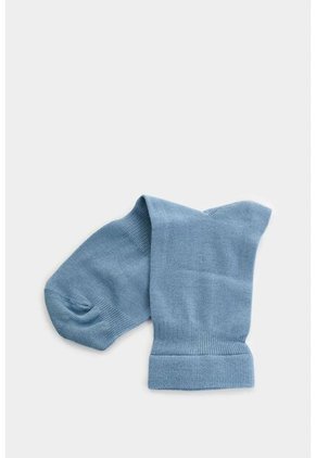 Calcetines Media Pierna Tejidos Para Hombre Detalle Acanalado Calcetines Media Pierna Tejidos Para Hombre Detalle Acanalado Azul Claro XS VÉLEZ