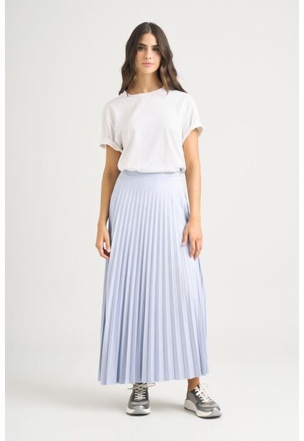 Falda Plisada Alma Para Mujer Tejido De Punto Falda Plisada Alma Para Mujer Tejido De Punto Azul Claro 06 Vélez