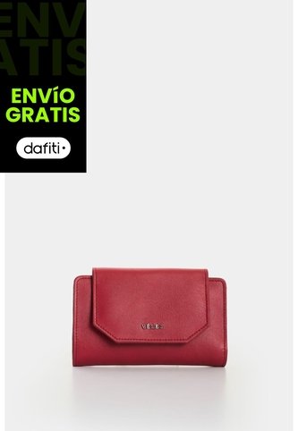 Billetera Bravo En Cuero Para Mujer Billetera Bravo En Cuero Para Mujer Rojo VÉLEZ Vélez