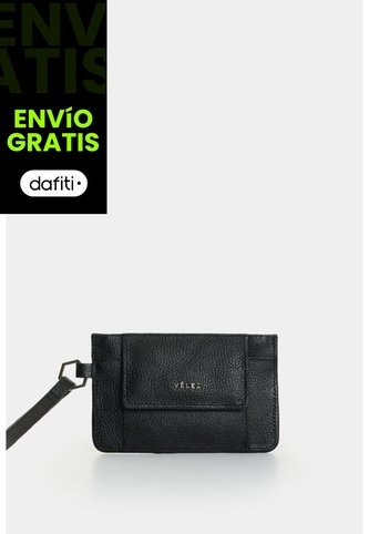 Portadocumentos Aventurina En Cuero Para Mujer Portadocumentos Aventurina En Cuero Para Mujer Negro VÉLEZ Vélez
