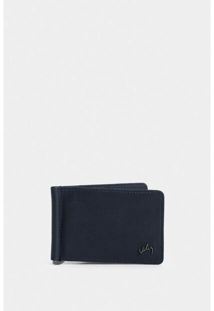 Porta Billetes Spello De Cuero Para Hombre Gancho Metálico Porta Billetes Spello De Cuero Para Hombre Gancho Metálico Azul Oscuro VÉLEZ