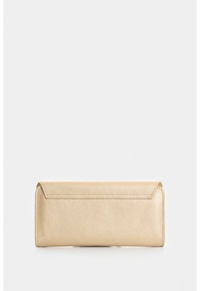 Porta Chequera Extravaganza De Cuero Para Mujer Grabado Porta Chequera Extravaganza De Cuero Para Mujer Grabado Dorado VÉLEZ