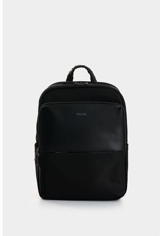 Morral Marfilo De Cuero Y Nylon Para Mujer Manija Trenzada Morral Marfilo De Cuero Y Nylon Para Mujer Manija Trenzada Negro VÉLEZ Vélez