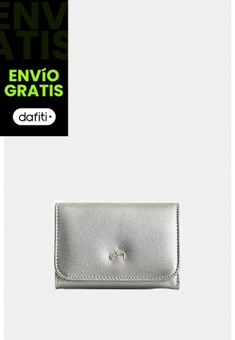 Billetera De Cuero Grabado Para Mujer Verona Billetera De Cuero Grabado Para Mujer Verona Grafito VÉLEZ Vélez