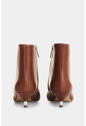 Botines De Cuero Para Mujer Pearl Botines De Cuero Para Mujer Pearl Miel 38 VÉLEZ