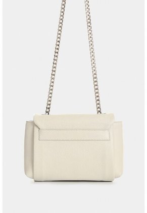 Bowling Lili De Cuero Para Mujer Con Cadena Bowling Lili De Cuero Para Mujer Con Cadena Blanco VÉLEZ