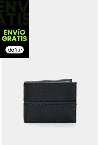 Billetera De Cuero Para Hombre Maple 2 Billetera De Cuero Para Hombre Maple 2 Negro VÉLEZ Vélez