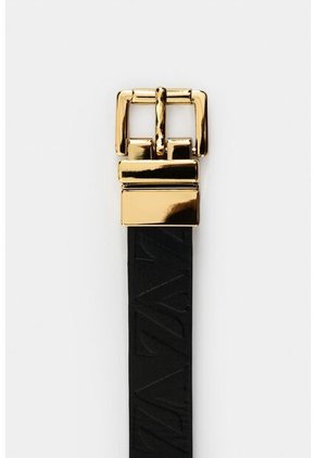 Cinturón Doble Faz Calix De Cuero Para Mujer Monogram Cinturón Doble Faz Calix De Cuero Para Mujer Monogram Negro M VÉLEZ