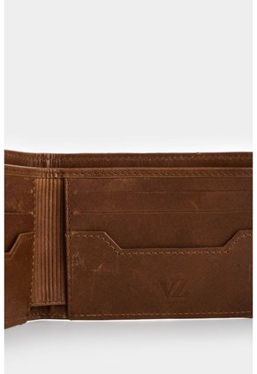 Billetera En Cuero Para Hombre Alden Billetera En Cuero Para Hombre Alden Miel VÉLEZ