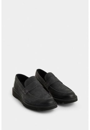 Mocasines Alessio De Cuero Para Hombre Silueta Office Mocasines Alessio De Cuero Para Hombre Silueta Office Gris 46 VÉLEZ