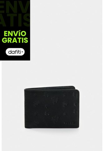 Billetera De Cuero Para Hombre Ray Billetera De Cuero Para Hombre Ray Negro VÉLEZ Vélez