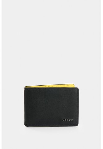 Porta Billetes De Cuero Para Hombre Diver Porta Billetes De Cuero Para Hombre Diver Negro VÉLEZ Vélez