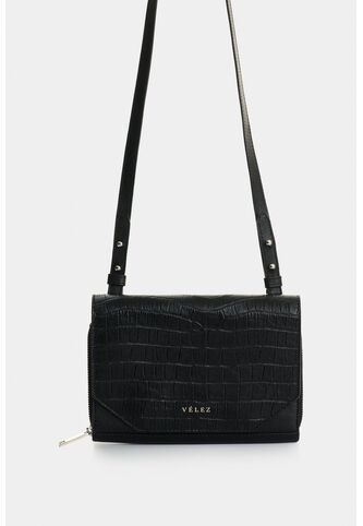Manos Libres Mini En Cuero Para Mujer Abi Manos Libres Mini En Cuero Para Mujer Abi Negro VÉLEZ Vélez