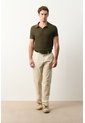 Polo Manga Corta Draco 2.0 Tejida Para Hombre Texturizada Polo Manga Corta Draco 2.0 Tejida Para Hombre Texturizada Verde Oliva M VÉLEZ de Vélez