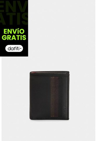 Billetera En Cuero Para Hombre Creta 2 Billetera En Cuero Para Hombre Creta 2 Negro VÉLEZ Vélez