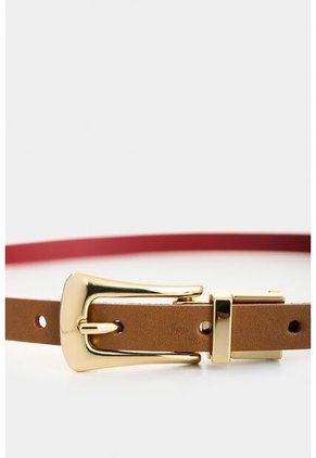 Cinturón Doble Faz De Cuero Para Mujer Vestigio Cinturón Doble Faz De Cuero Para Mujer Vestigio Miel M VÉLEZ