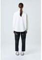 Camisa Avellano Manga Larga Oversized Para Mujer Hombro Rodado Camisa Avellano Manga Larga Oversized Para Mujer Hombro Rodado Crema L VÉLEZ de Vélez