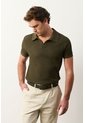 Polo Manga Corta Draco 2.0 Tejida Para Hombre Texturizada Polo Manga Corta Draco 2.0 Tejida Para Hombre Texturizada Verde Oliva M VÉLEZ de Vélez