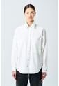 Camisa Avellano Manga Larga Oversized Para Mujer Hombro Rodado Camisa Avellano Manga Larga Oversized Para Mujer Hombro Rodado Crema L VÉLEZ de Vélez
