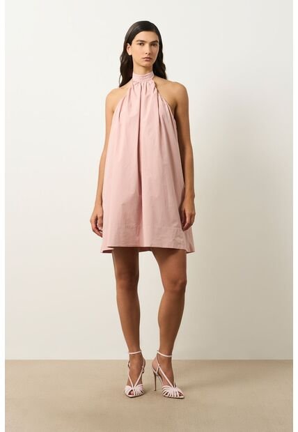 Vestido Mini Halter Para Mujer Lumbre Vestido Mini Halter Para Mujer Lumbre Natural 12 VÉLEZ