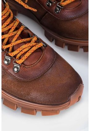 Botas Hiking Venture De Cuero Para Hombre Plantilla De Lujo Botas Hiking Venture De Cuero Para Hombre Plantilla De Lujo Brandy 41 Vélez