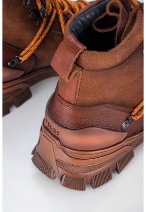 Botas Hiking Venture De Cuero Para Hombre Plantilla De Lujo Botas Hiking Venture De Cuero Para Hombre Plantilla De Lujo Brandy 41 Vélez