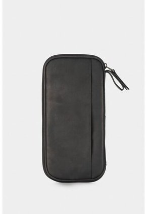 Porta Pasaporte De Cuero Para Hombre Ibis Negro Porta Pasaporte De Cuero Para Hombre Ibis Negro VÉLEZ