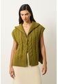 Chaleco Tejido Para Mujer Quimera Chaleco Tejido Para Mujer Quimera Verde Oliva L VÉLEZ de Vélez