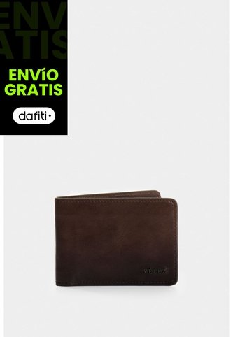 Billetera Oasis De Cuero Para Hombre Detalle Contraste Billetera Oasis De Cuero Para Hombre Detalle Contraste Cafe VÉLEZ Vélez