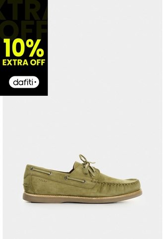 Mocasines En Cuero Para Hombre Boat Mocasines En Cuero Para Hombre Boat Verde 41 VÉLEZ Vélez