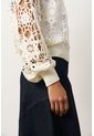 Sweater Tejido En Algodón Para Mujer Nazca Sweater Tejido En Algodón Para Mujer Nazca Crema S VÉLEZ de Vélez