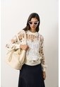 Sweater Tejido En Algodón Para Mujer Nazca Sweater Tejido En Algodón Para Mujer Nazca Crema S VÉLEZ de Vélez