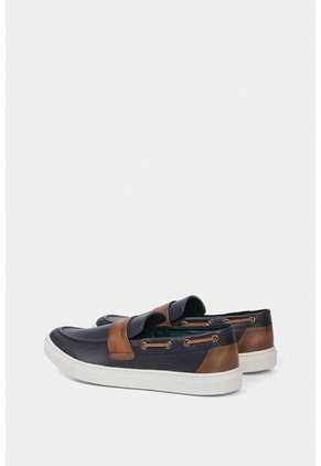 Mocasines Deportivos De Cuero Para Hombre Vintage Mocasines Deportivos De Cuero Para Hombre Vintage Azul 39 VÉLEZ