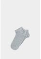 Calcetines Tobilleros Lines 3 De Algodón Para Hombre Detalle Acanalado Calcetines Tobilleros Lines 3 De Algodón Para Hombre Detalle Acanalado Gris XS VÉLEZ de Vélez